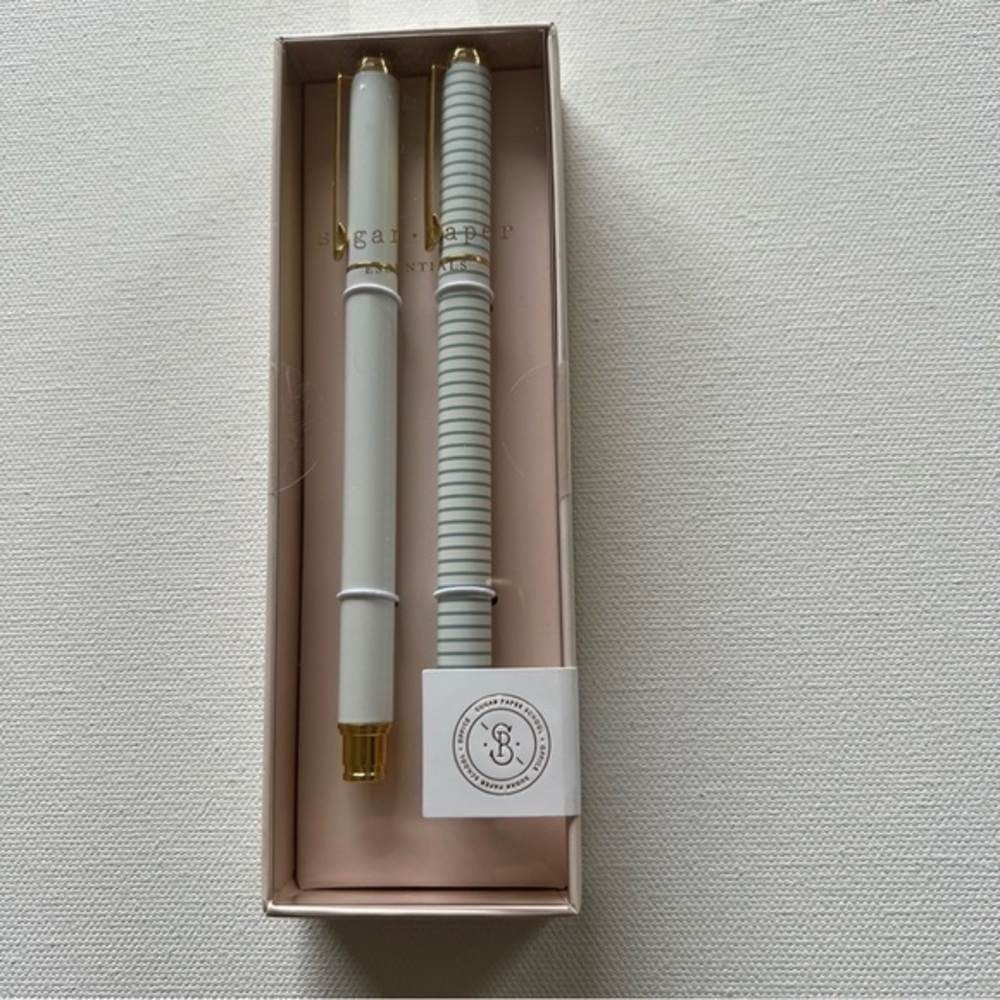 NIB Sugar Paper Essentials‎ 2ct Ballpoint Pens Black Ink (A3)